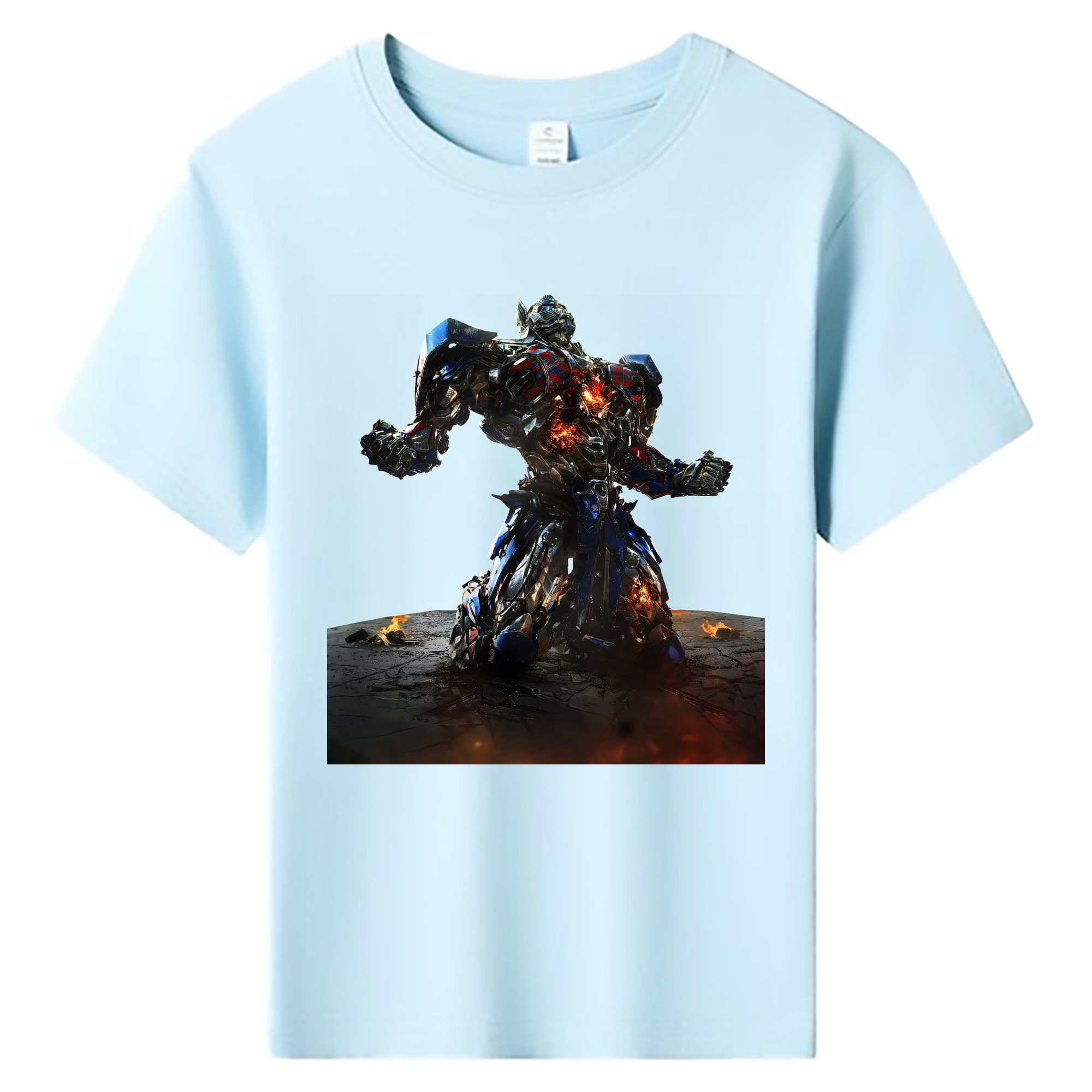 （画像用） Transformers トランスフォーマー 綿100％キッズTシャツ（フロントプリント）